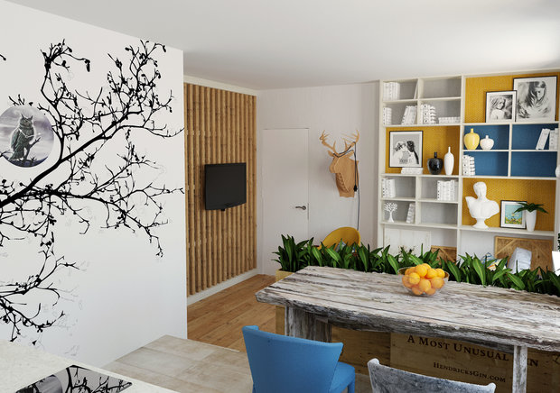Фото из портфолио 2х комн. квартира – фотографии дизайна интерьеров на INMYROOM