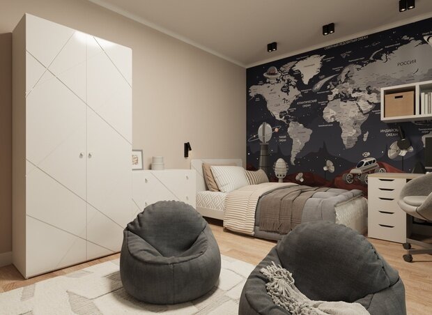 Фото из портфолио ЖК Цветы Прикамья (2023 год) – фотографии дизайна интерьеров на INMYROOM