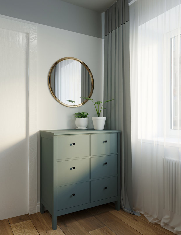 Фото из портфолио Дизайн однокомнатной квартиры – фотографии дизайна интерьеров на INMYROOM