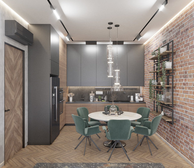 Фото из портфолио Квартира 133 кв.м – фотографии дизайна интерьеров на INMYROOM