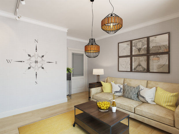 Фотография: Кабинет в стиле Прованс и Кантри, Квартира, Проект дня, Татьяна Воронцова – фото на INMYROOM