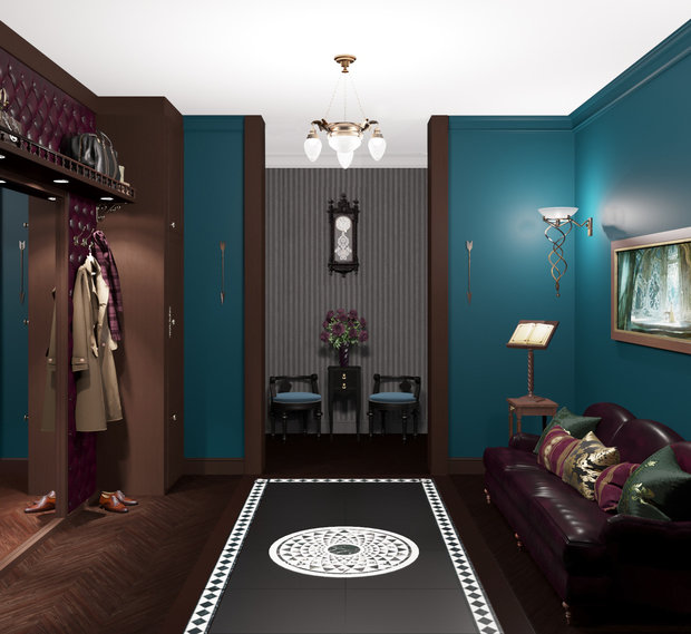 Фото из портфолио Туман и Бордо – фотографии дизайна интерьеров на INMYROOM