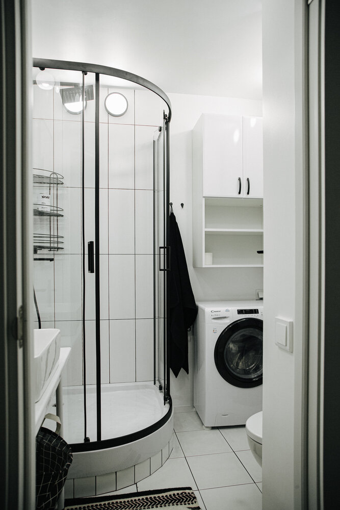 Фотография: Ванная в стиле Лофт, Скандинавский, Малогабаритная квартира, Квартира, Проект недели, Москва, Хрущевка, Кирпичный дом, 2 комнаты, до 40 метров, Павел Фотеев – фото на INMYROOM Фотография: Ванная в стиле Лофт, Скандинавский, Малогабаритная квартира, Квартира, Проект недели, Москва, Хрущевка, Кирпичный дом, 2 комнаты, до 40 метров, Павел Фотеев – фото на INMYROOM