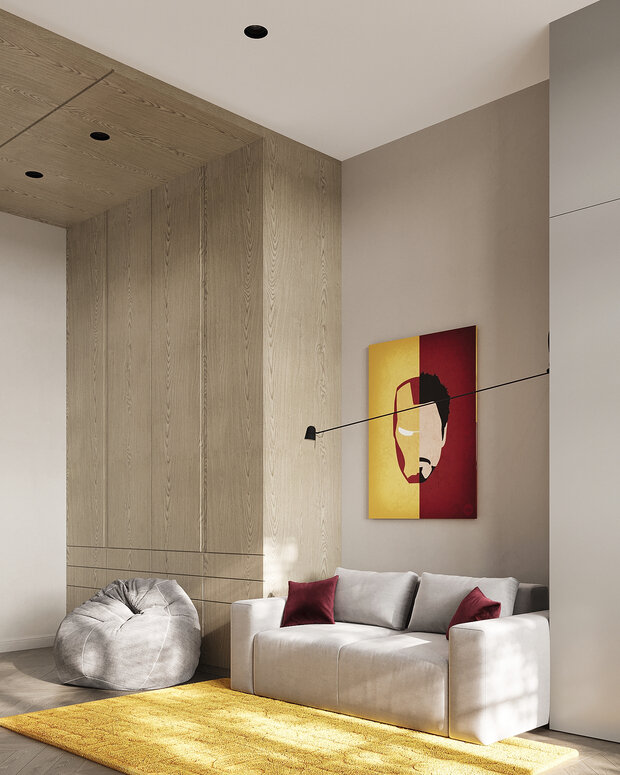 Фото из портфолио Дизайн интерьера квартиры в ЖК «Событие» в современном стиле – фотографии дизайна интерьеров на INMYROOM