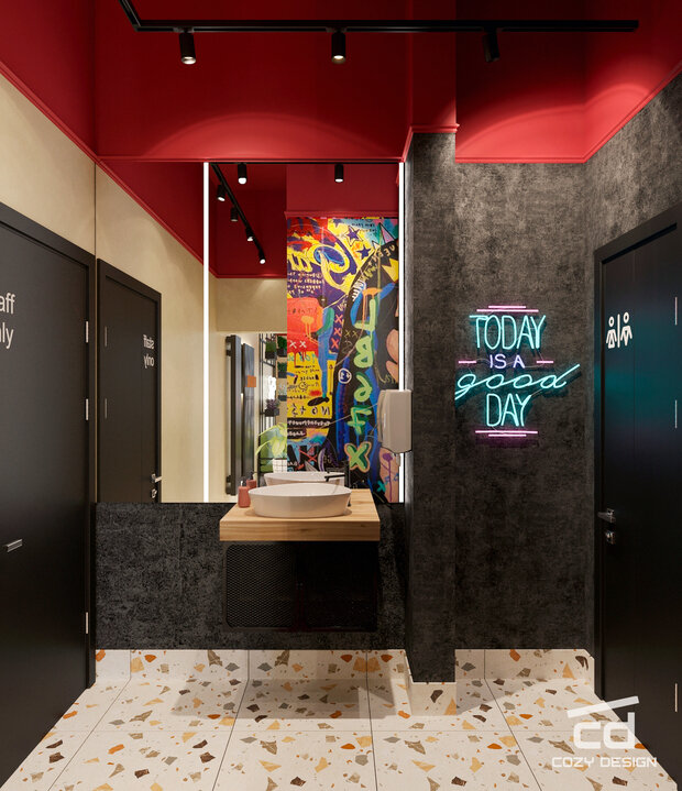 Фото из портфолио Проект кафе 39м2 в Москве – фотографии дизайна интерьеров на INMYROOM