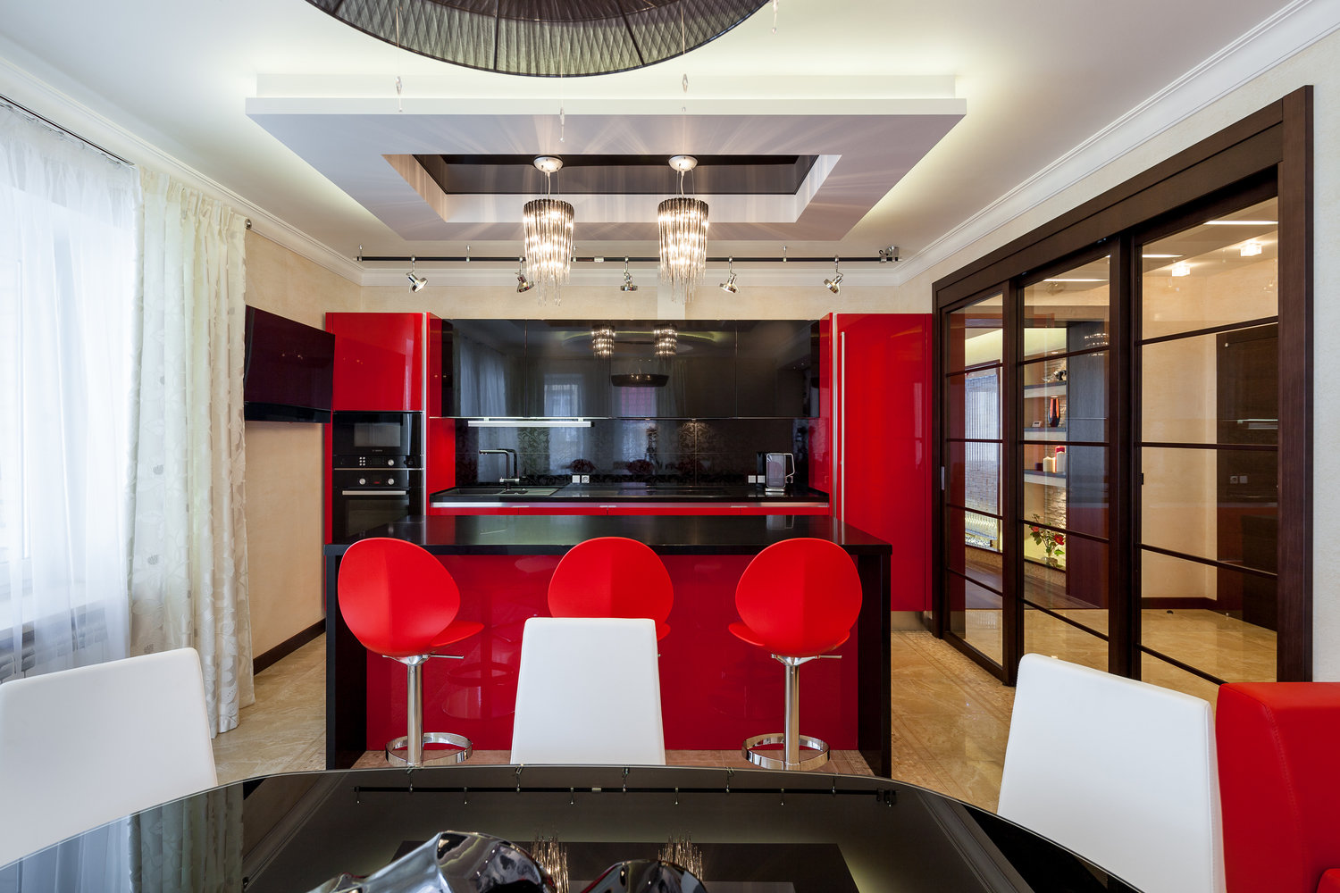 Фото из портфолио Двухуровневая квартира в Нижнем Новгороде – фотографии дизайна интерьеров на INMYROOM