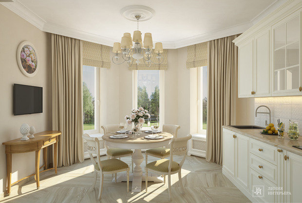 Фото из портфолио Дизайн дома классика – фотографии дизайна интерьеров на INMYROOM