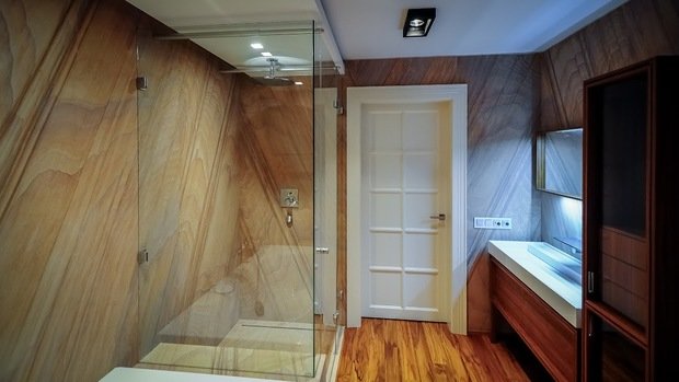 Фотография: Ванная в стиле Лофт, Современный, Интерьер комнат, Эко, Ванна – фото на INMYROOM