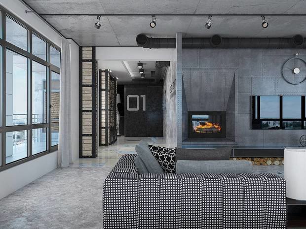 Фото из портфолио Loft в г. Казань – фотографии дизайна интерьеров на INMYROOM