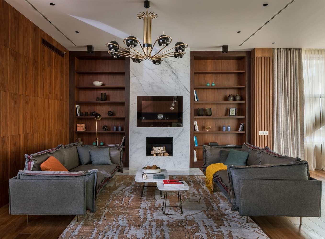 Фотография: Гостиная в стиле Современный, Дом, Проект недели, Дом и дача, Московская область, Ольга Черненко, Кирпичный дом, 4 и больше, Более 90 метров, #эксклюзивныепроекты – фото на INMYROOM Фотография: Гостиная в стиле Современный, Дом, Проект недели, Дом и дача, Московская область, Ольга Черненко, Кирпичный дом, 4 и больше, Более 90 метров, #эксклюзивныепроекты – фото на INMYROOM