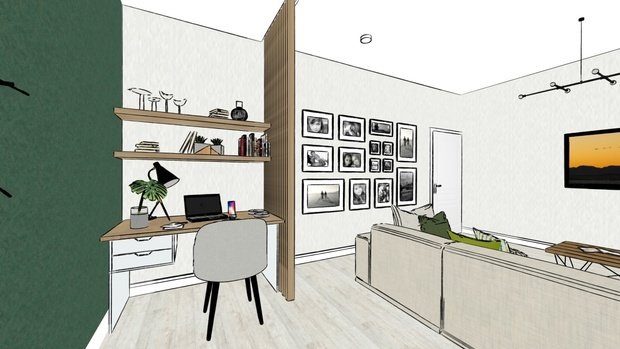 Фото из портфолио Скетчи гостиной  – фотографии дизайна интерьеров на INMYROOM