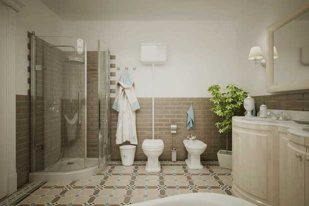 Фото из портфолио Загородный дом в поселке "Павлово", 1000 м2 – фотографии дизайна интерьеров на INMYROOM