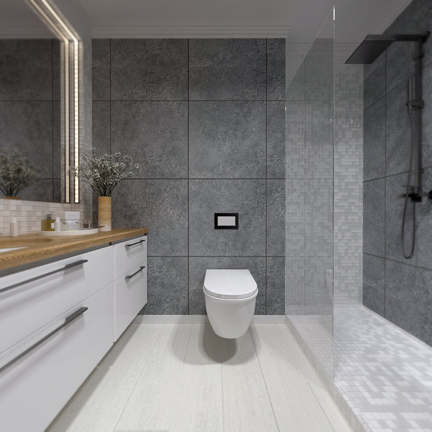 Фото из портфолио Ванная комната LOFT – фотографии дизайна интерьеров на InMyRoom.ru