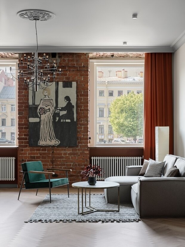 Фотография: Гостиная в стиле Лофт, Современный,  – фото на INMYROOM