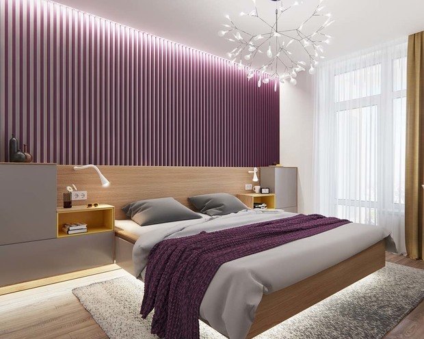 Фото из портфолио Фиолетовое счастье – фотографии дизайна интерьеров на INMYROOM
