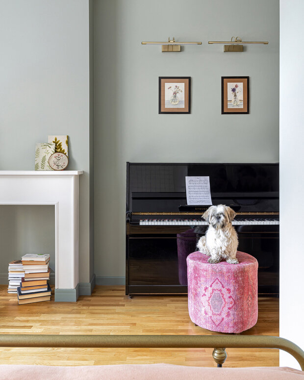 Фотография: Спальня в стиле Скандинавский, Современный, Эклектика, Винтажный, Квартира, Советы, Москва, Сталинка, 3 комнаты, Более 90 метров, Наталья Васильева – фото на INMYROOM