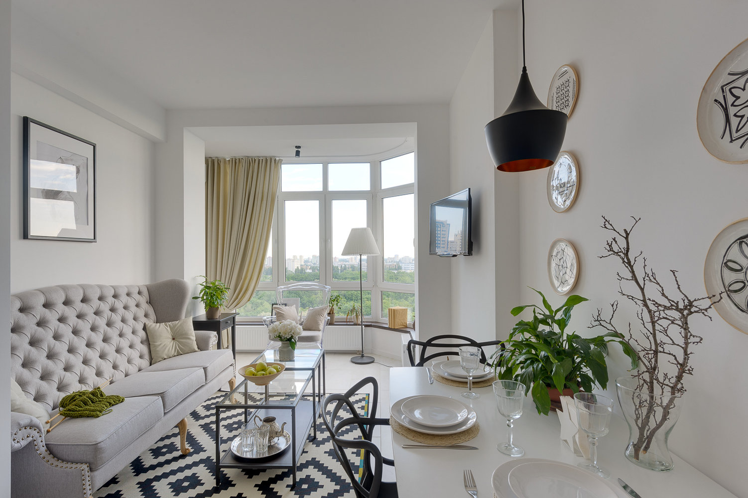 Фотография: Гостиная в стиле Скандинавский, Проект недели, Киев, 2 комнаты, 40-60 метров, Александр Власик – фото на INMYROOM Фотография: Гостиная в стиле Скандинавский, Проект недели, Киев, 2 комнаты, 40-60 метров, Александр Власик – фото на INMYROOM