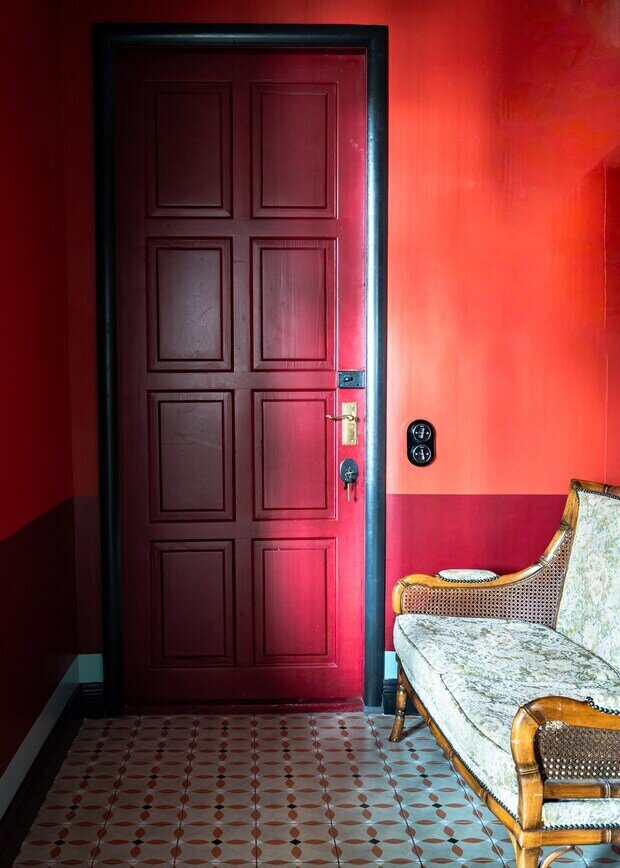 Фотография: Прихожая в стиле Эклектика, Винтажный, Квартира, Проект дня, Ростов-на-Дону, Кирпичный дом, 3 комнаты, 60-90 метров, Светлана Андреева-Щепетева – фото на INMYROOM