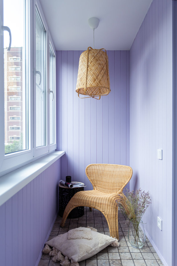 Фотография: Балкон в стиле Эко, Современный, Квартира, Проект недели, Челябинск, 1 комната, до 40 метров, Надия Кисельникова – фото на INMYROOM