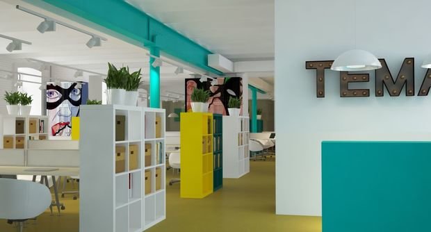 Фото из портфолио Офис рекламного агентства Perogression – фотографии дизайна интерьеров на INMYROOM