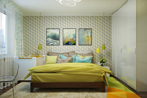 Фото из портфолио Геометрия с акцентом – фотографии дизайна интерьеров на INMYROOM