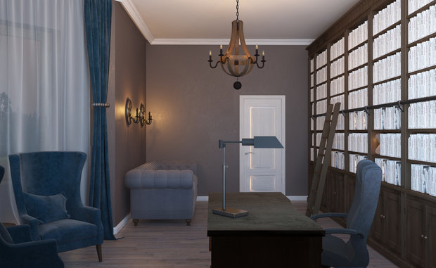 Фото из портфолио Дизайн проект коттеджа в Михайловке – фотографии дизайна интерьеров на INMYROOM