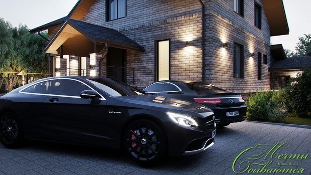 Фото из портфолио Проект дома с мансардой – фотографии дизайна интерьеров на INMYROOM