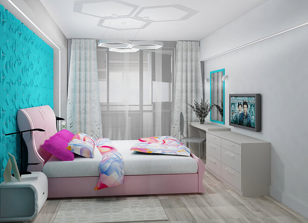 Фото из портфолио Проект квартиры П 44 "Акценты" – фотографии дизайна интерьеров на INMYROOM