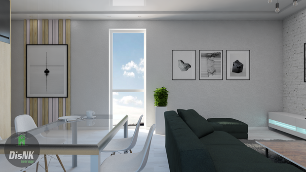 Фото из портфолио Квартира для молодой семьи  – фотографии дизайна интерьеров на INMYROOM
