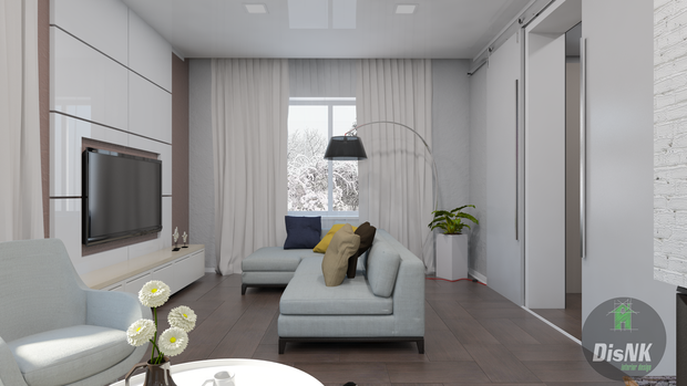 Фото из портфолио Проект частного дома 150 м2  – фотографии дизайна интерьеров на INMYROOM