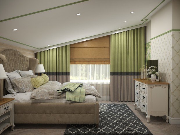 Фотография: Спальня в стиле Прованс и Кантри, Классический, Дом, Советы, Дача, оксана евдокимова, мм-2 – фото на INMYROOM