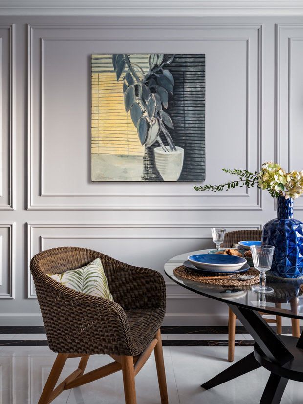 Фотография: Кухня и столовая в стиле Классический, Современный, Квартира, Проект недели, Москва, 3 комнаты, Более 90 метров, Татьяна Романова – фото на INMYROOM