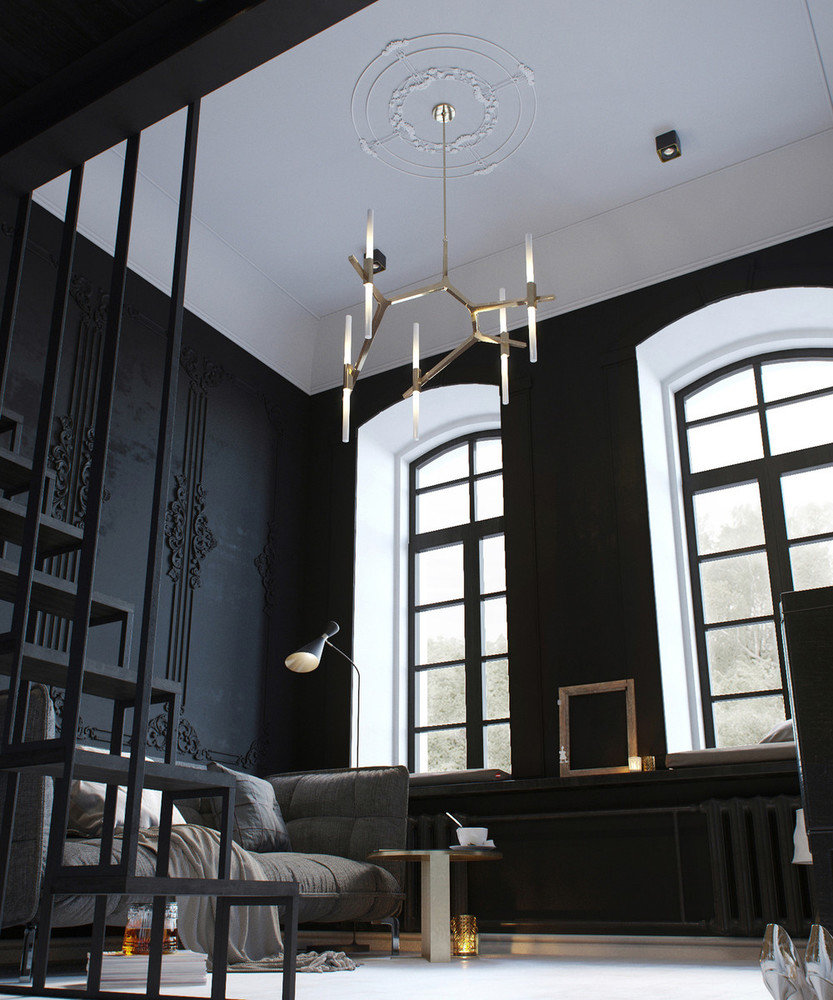 Фотография: Гостиная в стиле Лофт, Малогабаритная квартира, Студия, Проект недели, Черный, Татьяна Шишкина – фото на INMYROOM Фотография: Гостиная в стиле Лофт, Малогабаритная квартира, Студия, Проект недели, Черный, Татьяна Шишкина – фото на INMYROOM