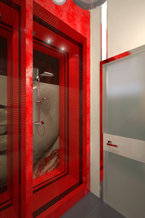 Фото из портфолио Раздевалки в штаб-квартире Eforb – фотографии дизайна интерьеров на INMYROOM