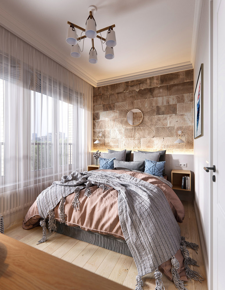 Фотография: Спальня в стиле Современный, Скандинавский, Квартира, Проект дня, Москва, 3 комнаты, 60-90 метров, Олег Минц – фото на INMYROOM Фотография: Спальня в стиле Современный, Скандинавский, Квартира, Проект дня, Москва, 3 комнаты, 60-90 метров, Олег Минц – фото на INMYROOM