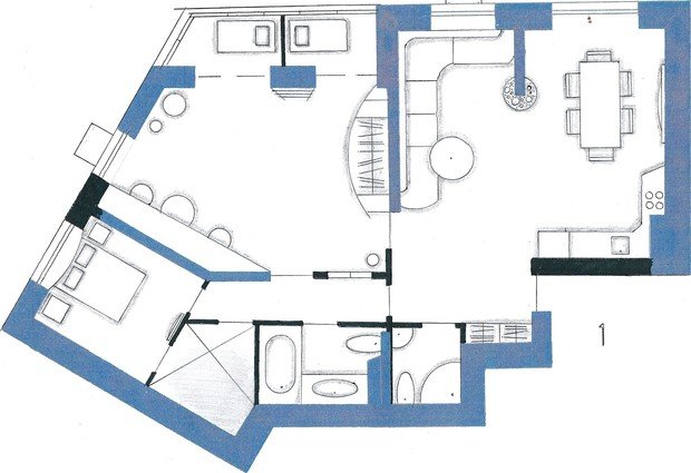 Фото из портфолио Мои перепланировки – фотографии дизайна интерьеров на INMYROOM