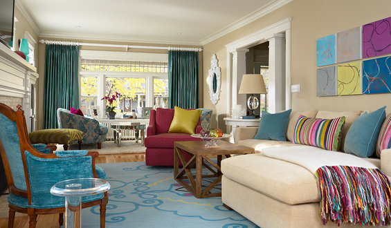 Фотография: Гостиная в стиле Прованс и Кантри, Декор интерьера, Дом, Декор дома, Цвет в интерьере – фото на INMYROOM