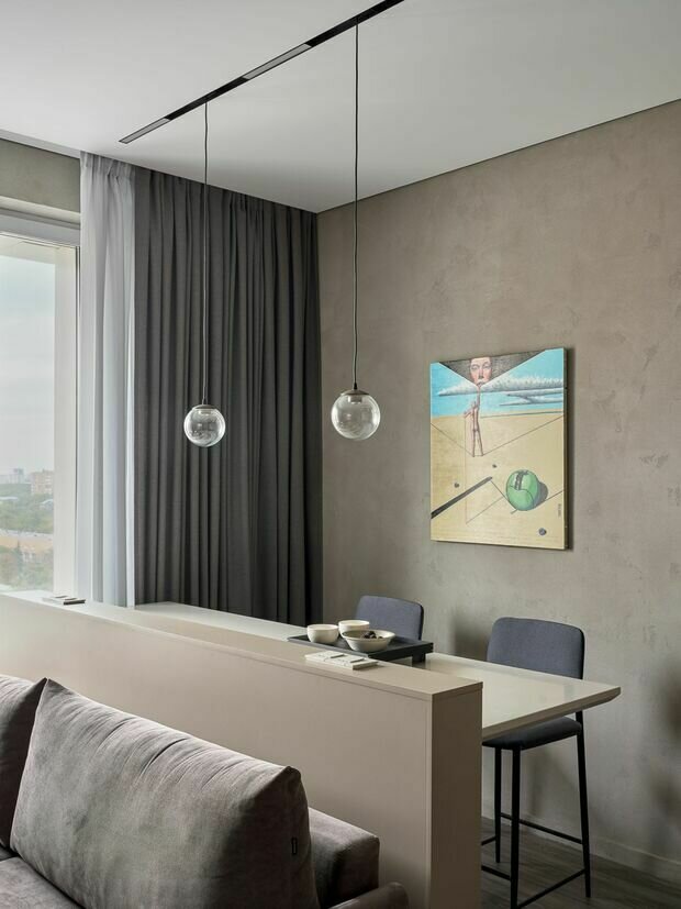 Фотография: Кухня и столовая в стиле Современный, Минимализм, Проект недели, Москва, 2 комнаты, 40-60 метров – фото на INMYROOM
