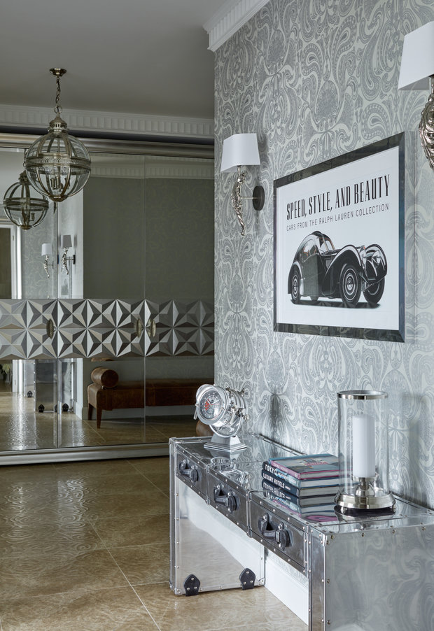 Фотография: Прихожая в стиле Классический, Современный, Проект недели, Пентхаус, Минск, Монолитный дом, 2 комнаты, Более 90 метров, #эксклюзивныепроекты, «Бахарев и партнеры» – фото на INMYROOM