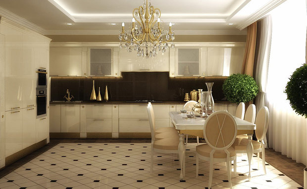 Фото из портфолио Кухня Baccarat от Scavolini – фотографии дизайна интерьеров на INMYROOM