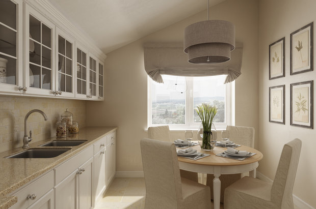 Фотография: Кухня и столовая в стиле Прованс и Кантри, Дом, Проект недели, Ленинградская область, 4 и больше, Более 90 метров – фото на INMYROOM