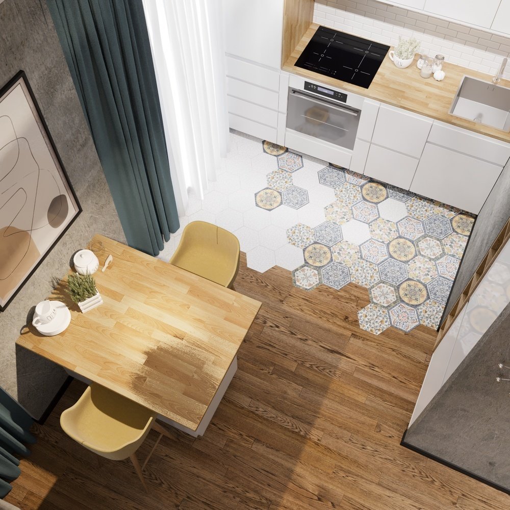 Фото из портфолио Кухня-гостиная в скандинавском стиле. – фотографии дизайна интерьеров на INMYROOM Фото из портфолио Кухня-гостиная в скандинавском стиле. – фотографии дизайна интерьеров на INMYROOM