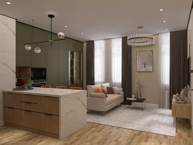Фото из портфолио ЖК «TWIN HOUSE» – фотографии дизайна интерьеров на INMYROOM