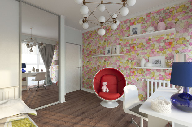 Фотография: Детская в стиле Скандинавский, Современный – фото на INMYROOM