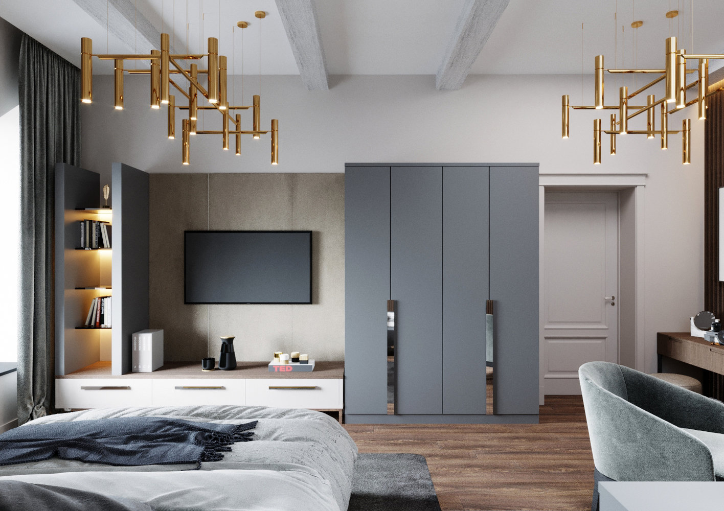 Фотография: Спальня в стиле Современный, Дом, Ariston, Проект недели, 4 и больше, Более 90 метров, Уфа, Isometrio, Dune 1 R – фото на INMYROOM Фотография: Спальня в стиле Современный, Дом, Ariston, Проект недели, 4 и больше, Более 90 метров, Уфа, Isometrio, Dune 1 R – фото на INMYROOM