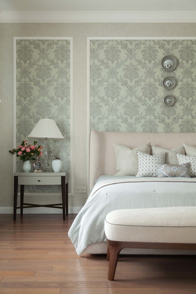 Фотография: Спальня в стиле Классический, Современный, Эклектика, Проект недели, Москва, Дом и дача, Таунхаус, Наталья Тарханова – фото на INMYROOM