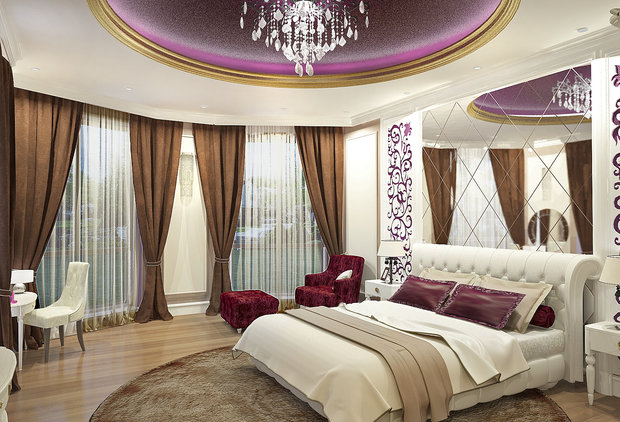 Фото из портфолио спальня дом Солнечная – фотографии дизайна интерьеров на INMYROOM