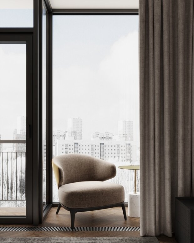 Фото из портфолио Квартира в ЖК "Михайловский"  – фотографии дизайна интерьеров на INMYROOM