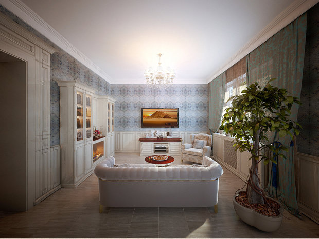 Фото из портфолио Классика загородного дома – фотографии дизайна интерьеров на INMYROOM