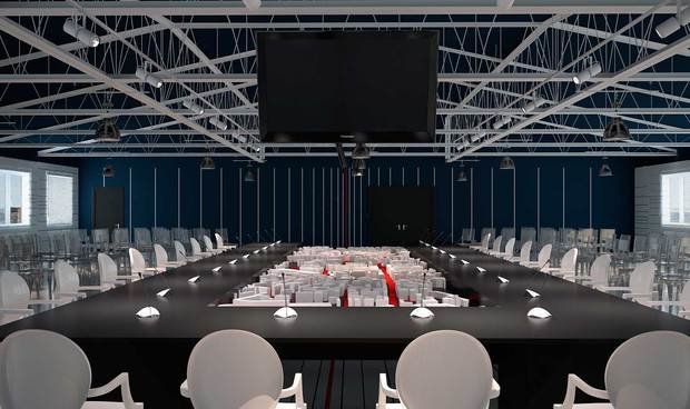 Фото из портфолио Пресс-центр "Сколково" – фотографии дизайна интерьеров на INMYROOM